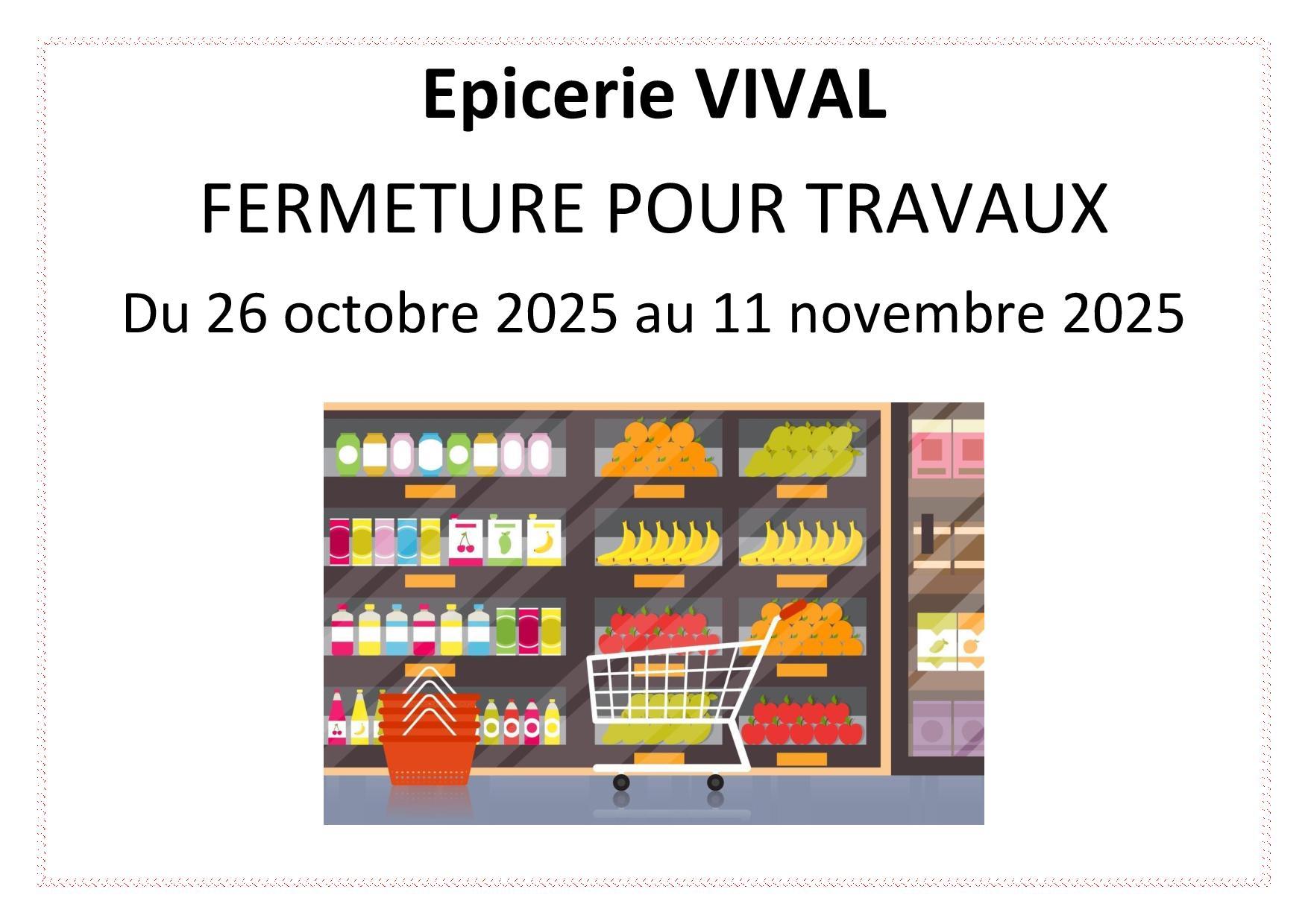 Epicerie fermée