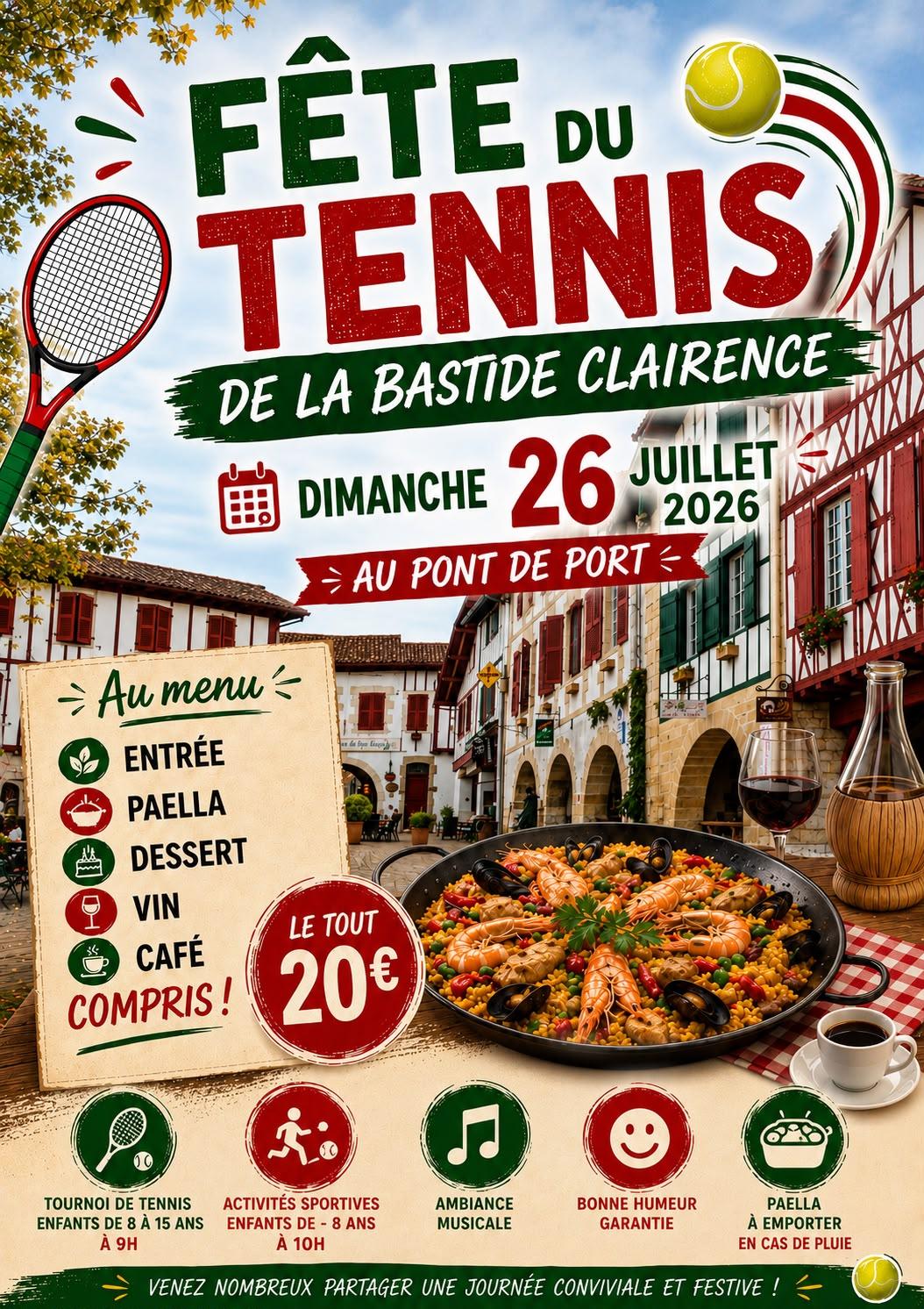 Fête tennis 2026