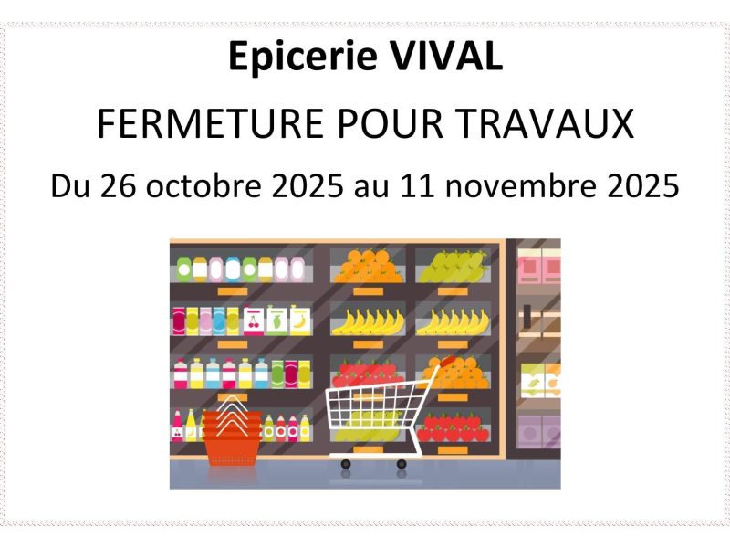 Epicerie fermée